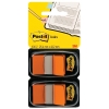 3M Post-it index orange standard dual pack (100 tabs) 680-O2EU 201340