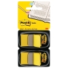 3M Post-it index yellow standard dual pack (100 tabs) 680-Y2EU 201334