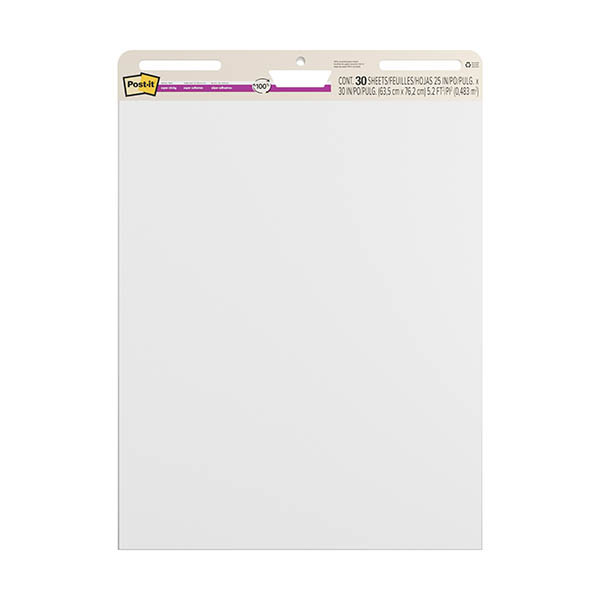 3M Post-it meeting charts 635mm x 762mm (2-pack) 201422 - 1