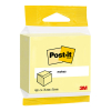 3M Post-it notes canary yellow cube, 450 sheets, 76mm x 76mm 5426PI 201455