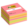 3M Post-it notes neon pink cube, 450 sheets, 76mm x 76mm