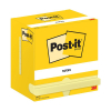3M Post-it notes yellow, 100 sheets, 76mm x 127mm (12-pack) 655CY 201033 - 1