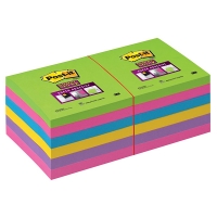 3M Post-it super sticky assorted notes 76mm x 76mm (12-pack) 654SUC 201048