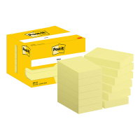 3M Post-it yellow self-adhesive notes, 100 sheets, 51mm x 76mm (12-pack) 656CY 201035