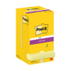 3M Post-it yellow super sticky notes, 76mm x 76mm (12-pack)