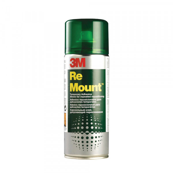 3M ReMount creative repositionable adhesive spray, 400ml REMOUNT 201443 - 1