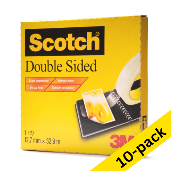 3M Scotch 665 double-sided tape, 12mm x 33m (10-pack) 201433 - 1