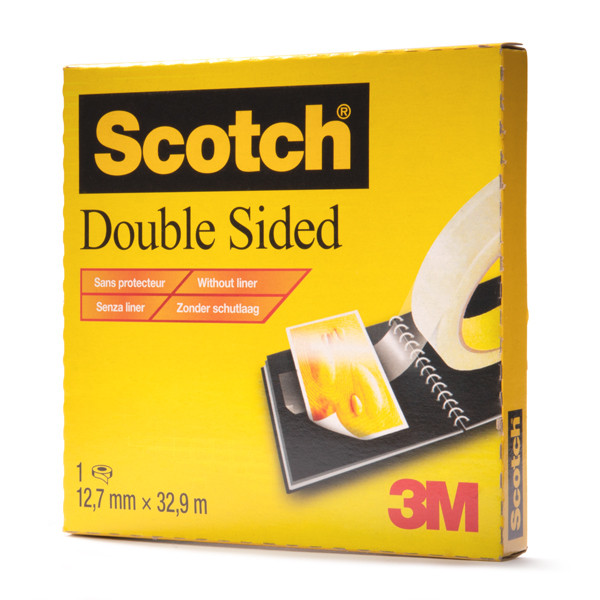 3M Scotch 665 double-sided tape, 12mm x 33m 6651233 201432 - 1