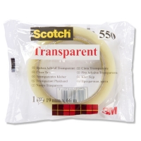 3M Scotch Transparent Tape 19mm x 66m 5501966 201268