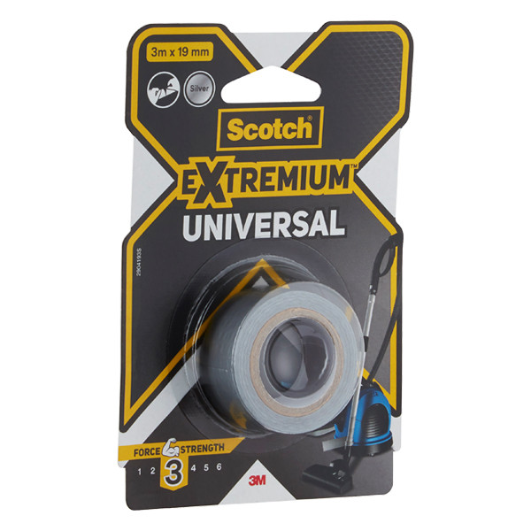 3M Scotch silver duct tape, 19mm x 3m 904193S 201243 - 1