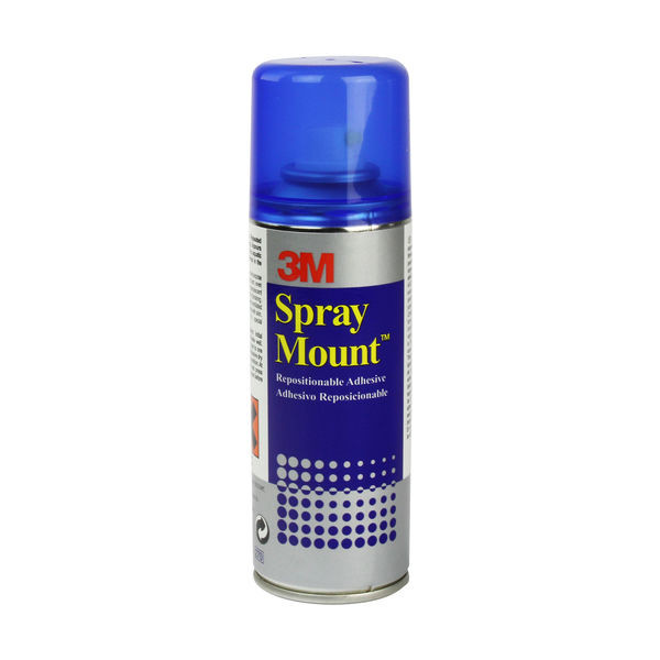 3M SprayMount transparent repositioning adhesive, 200ml HSMOUNT 201498 - 1