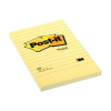 Sticky Notes 102 x 152mm | 100 sheets yellow lined | 3M Post-it 201465 - 1