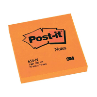 Sticky Notes 76 x 76mm | 100 sheets neon orange | 3M Post-it 201496