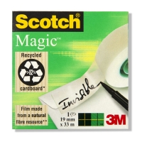 Transparent tape 19mm x 33m (matte) | 3M Scotch Magic 3M66729 201256
