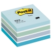 3M pastel blue Post-it Notes Cube, 76mm x 76mm 2028B 201322