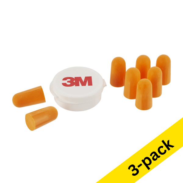 3M standard earplugs (3-pack)  S3M00047 - 1