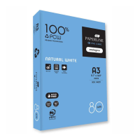 80g PaperLines A3 Eye Care 100% recycled white copy paper, 500 sheets  423346