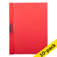 A4 Clip folder (30-page) | 123ink red | 10-pack
