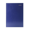 A4 Week to view blue desk diary, 2024╽KFA43BU24