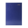 A4 Week to view blue desk diary, 2024╽KFA43BU24