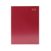 A4 Week to view burgundy desk diary, 2026╽KFA43BG26