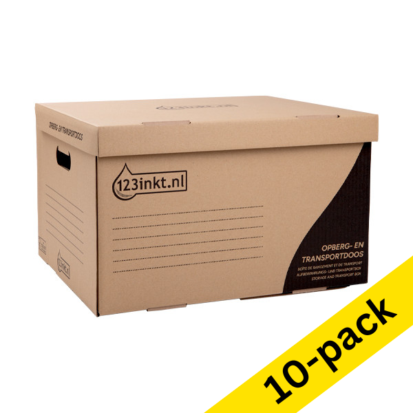 A4 archive box 433 x 364 x 263mm | 123ink | 10-pack 302069 - 1