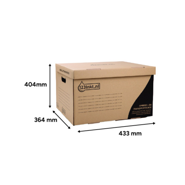 A4 archive box 433 x 364 x 263mm | 123ink | 10-pack 302069 - 6