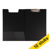 A4 clipboard with cover (black) | 123ink | 10-pack