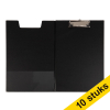 A4 clipboard with cover (black) | 123ink | 10-pack 390650 - 1