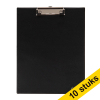 A4 clipboard with cover (black) | 123ink 10-pack