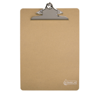 A4 clipboard with large clamp (wooden) | 123ink 301928