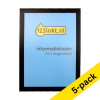 A4 display frame (black, magnetic) | 123ink | 5-pack 301733 - 1
