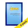 A4 display frame (blue, magnetic) | 123ink | 5-pack 301731 - 1