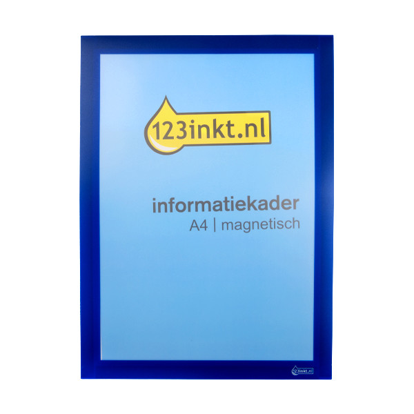 A4 display frame (blue, magnetic) | 123ink 301628 - 1
