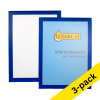 A4 display frame (blue, self-adhesive) | 123ink | 2-pack x3 301726 - 1
