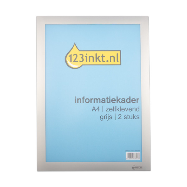 A4 display frame (grey, self-adhesive) | 123ink | 2-pack 301246 - 1