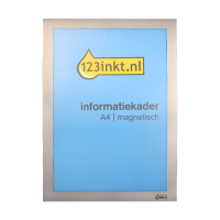 A4 display frame (silver, magnetic) | 123ink 301629
