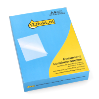 A4 laminating pouch 250 micron | glossy | 123ink | 100-pack 302889
