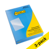 A4 laminating pouch 250 micron | glossy | 123ink 100-pack (3-pack)