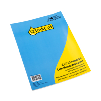 A4 laminating pouch (self-adhesive) 75 micron | glossy | 123ink | 25-pack 302894