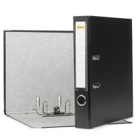 A4 lever arch file | 123ink plastic | black 50mm 300104