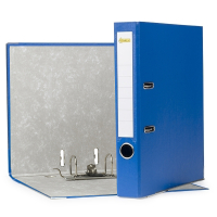 A4 lever arch file | 123ink plastic | blue 50mm