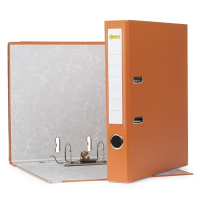 A4 lever arch file | 123ink plastic | orange 50mm | 10-pack