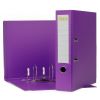 A4 lever arch file | 123ink plastic | purple 80mm