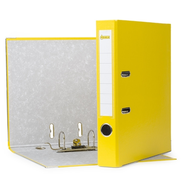 A4 lever arch file | 123ink plastic | yellow 50mm 10155015C 811410C 300176 - 1