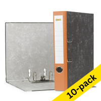 A4 lever arch file (50mm) | cardboard | 123ink orange | 10-pack