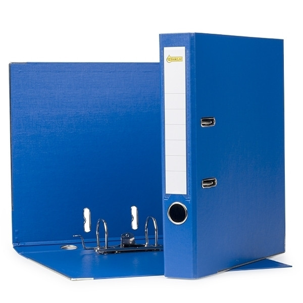 A4 lever arch file (50mm) | plastic | 123ink blue | 5-pack 300116 - 1