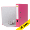 A4 lever arch file (50mm) | plastic | 123ink pink | 10-pack 300561 - 1
