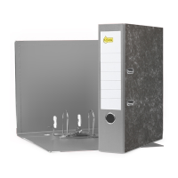 A4 lever arch file (80mm) | cardboard | 123ink cloudy grey