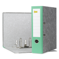 A4 lever arch file (80mm) | cardboard | 123ink green
